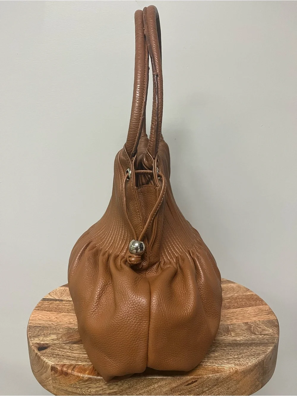Bodhi Caramel Leather Hobo Bag